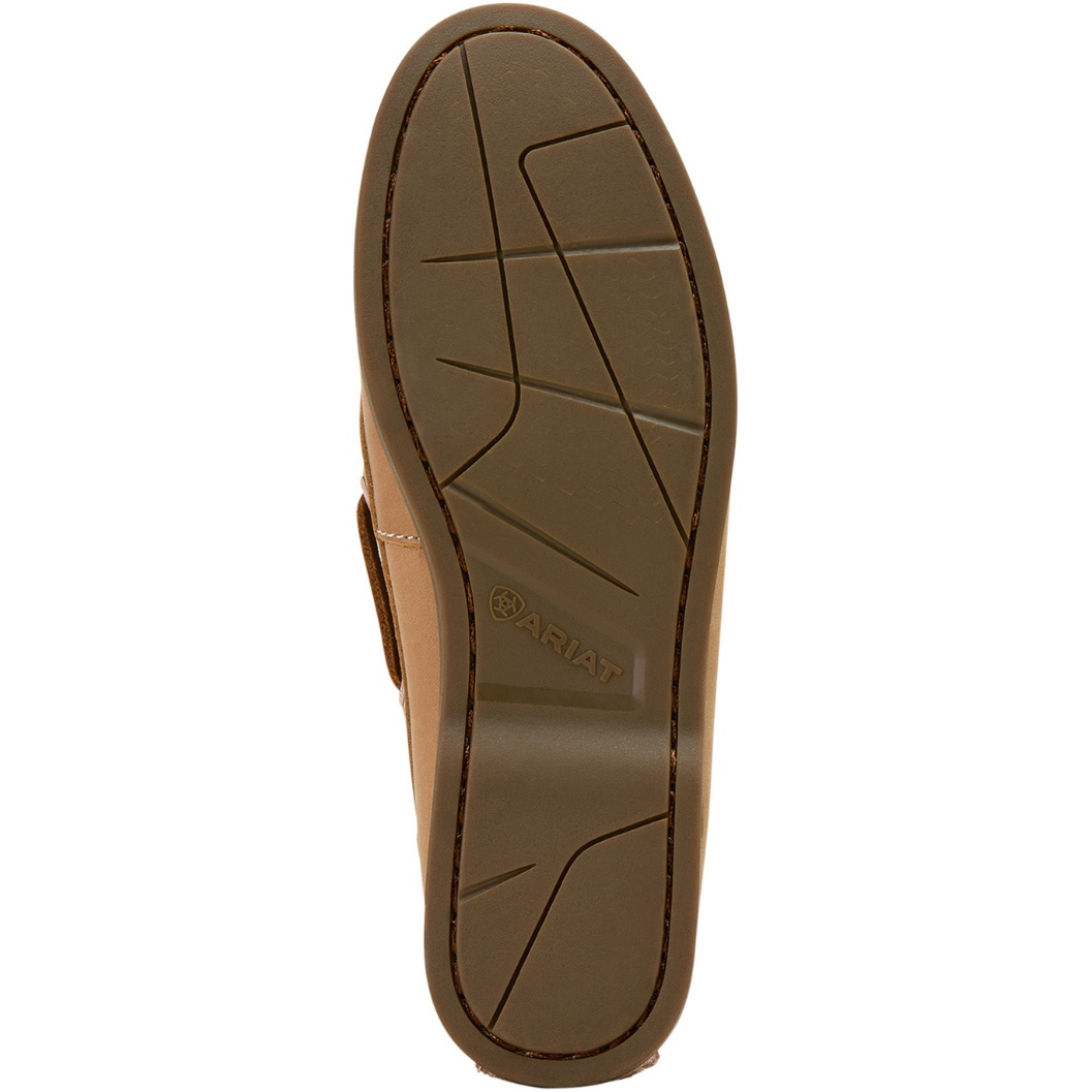 2025 Ariat Womens Antigua Boat Shoe 10061188 - Natural Tan